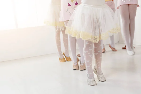 Close-up of a legs little ballerinas — Stock Photo, Image