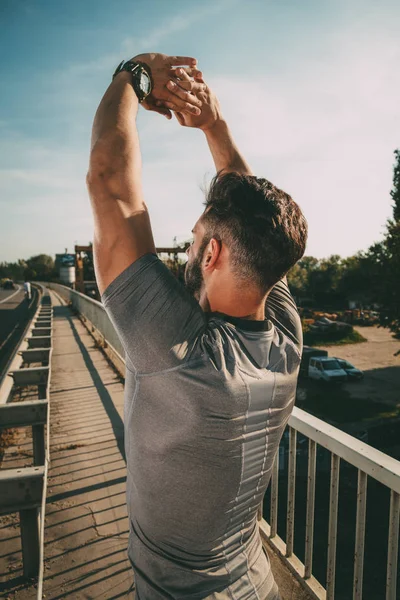 Formación del hombre en el área urbana —  Fotos de Stock