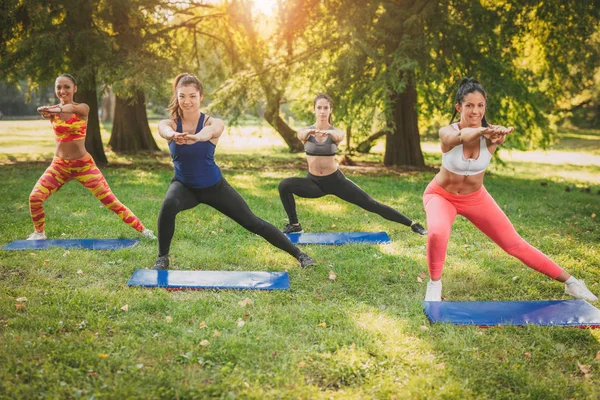 Ejercicio en la naturaleza — Foto de Stock