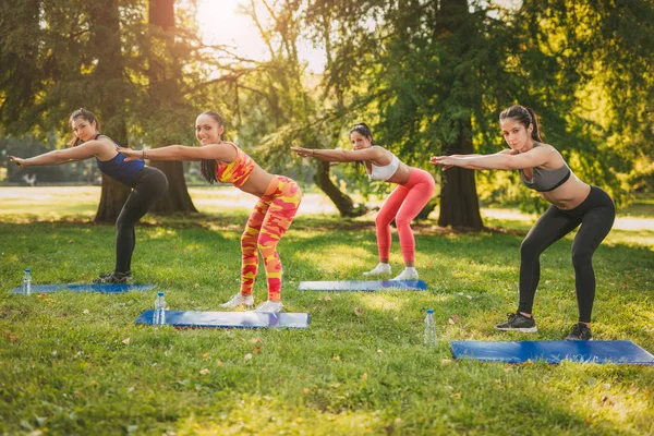 Ejercicio en la naturaleza — Foto de Stock