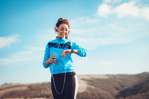 Está na hora de correr. — Fotografia de Stock