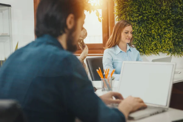 Jonge Knappe Pensive Bezorgd Zakenman Het Analyseren Van Business Plannen — Stockfoto