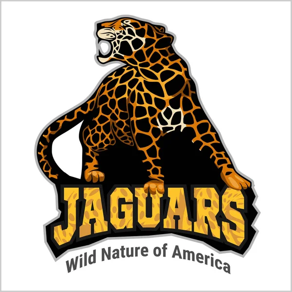 Jaguar logo icon vector character illustration — Stock Vector © Digital