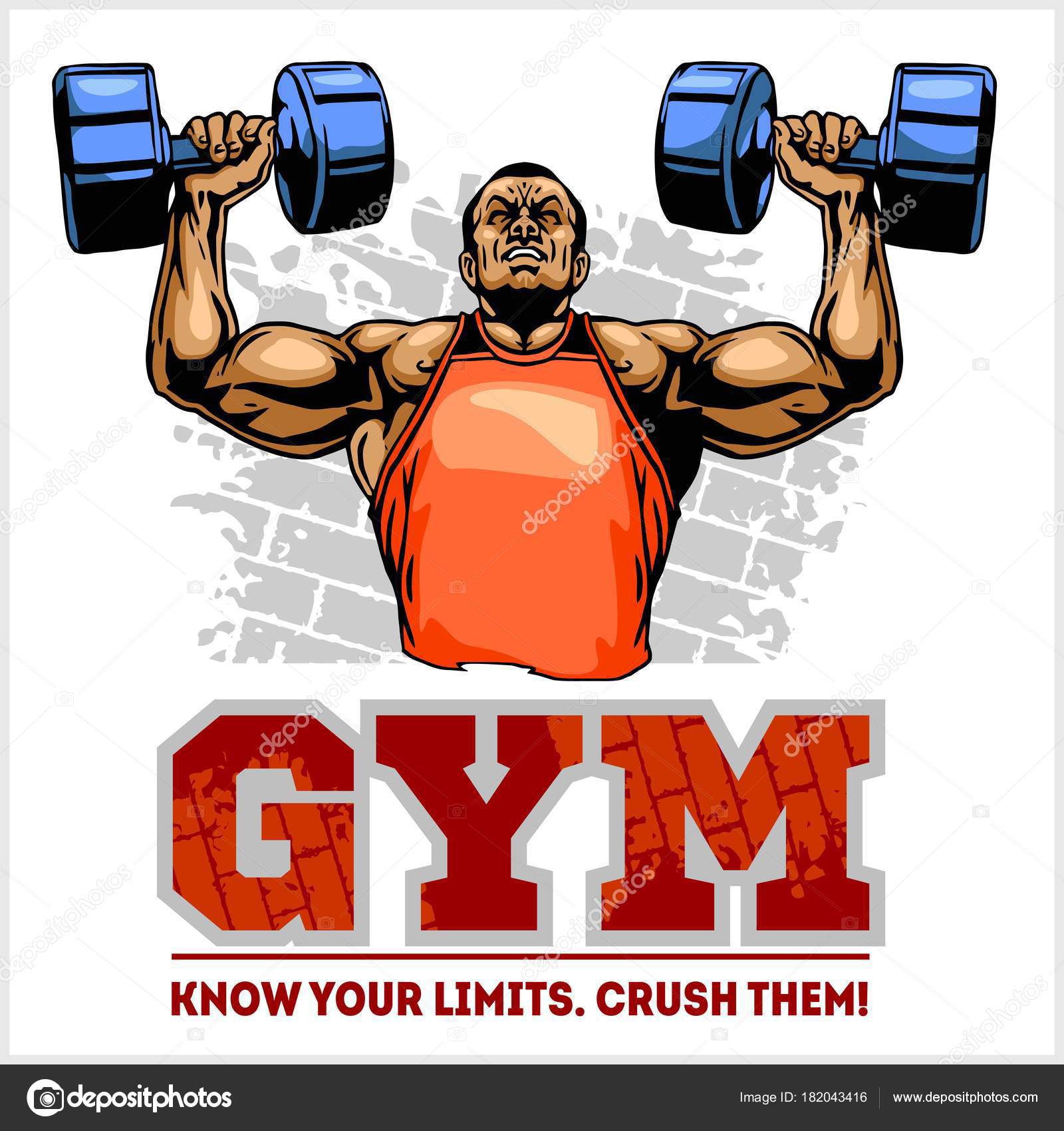 Gym Logo Fitness Center Logo Design Template Vector Stock Vector Image By C Digital Clipart