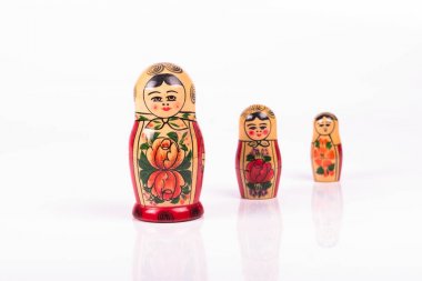 Rusça matryoshka bebekler 