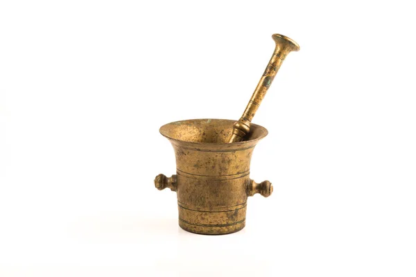 Vintage brass grinder — Stock Photo, Image