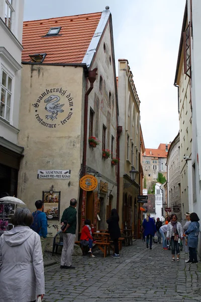 チェスキー ・ クルムロフ, チェコ共和国、ユネスコ遺産の旧市街. — ストック写真
