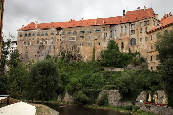 Замок в Ческі Крумлов, Чеська Республіка, Чехія, — стокове фото