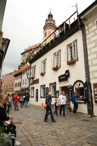 Gamla stan i Cesky Krumlov, Tjeckien, Heritage Unesco. — Stockfoto