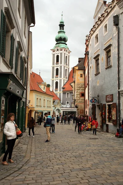 Gamla stan i Cesky Krumlov, Tjeckien, Heritage Unesco. — Stockfoto