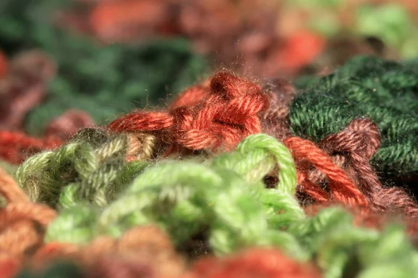 Batic yarn, abstract background. Macro photography. — Stock Photo, Image