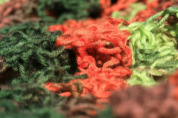 Batic garn, abstrakt bakgrund. Makrofotografering. — Stockfoto