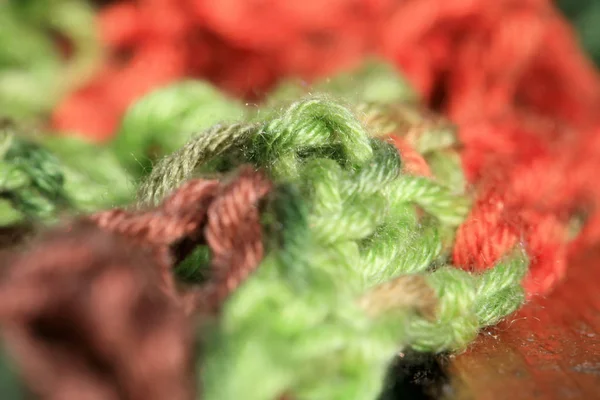 Batic yarn, abstract background. Macro photography. — Stock Photo, Image