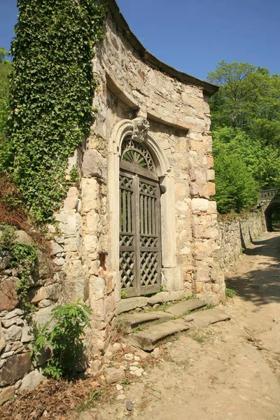 Elementi Del Castello Esterno Degli Edifici Agricoli Del Palazzo Barocco — Foto Stock