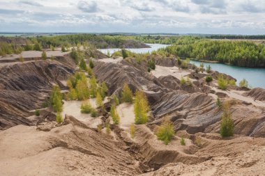 Rusya 'daki Romantsevskiye Dağlarının Fotoğrafı
