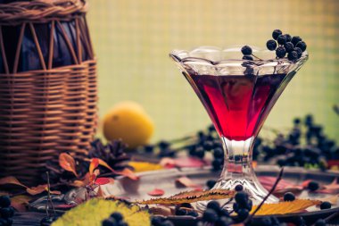cam tentür chokeberry sonbahar vintage şekillendirme