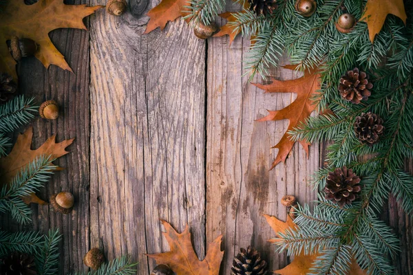Χριστουγεννιάτικο δέντρο ερυθροελάτης πεύκο ξύλινα — Φωτογραφία Αρχείου