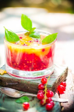 Meyve sağlık yaz turuncu Frenk üzümü Mus