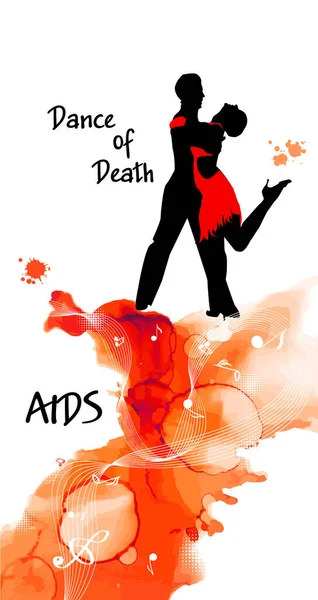 Abstrato Aids Ilustração Vetorial —  Vetores de Stock