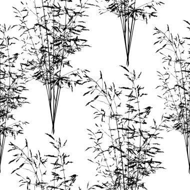 Kusursuz arka plan tek renkli bitkisel. Vektör illüstrasyonu