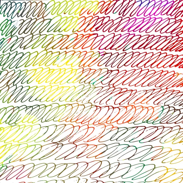 Un fondo abstracto multicolor. Medios mixtos. Escotilla del arco iris. Vector ilustrado — Archivo Imágenes Vectoriales