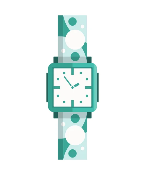 Hombres o mujeres clásicos reloj icono de vectores. Cuidado con el hombre de negocios, reloj inteligente y reloj de moda. Ilustración vectorial de estilo plano con pulsera aislada sobre fondo blanco — Archivo Imágenes Vectoriales