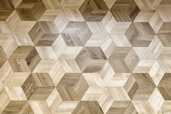 寄木細工の床のモダンなパターン — ストック写真