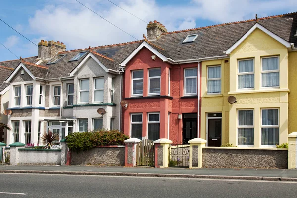 Row of Typical English Terraced Houses — Stock Photo, Image