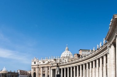 Bernini'nin colonnades ve Saint Peter's