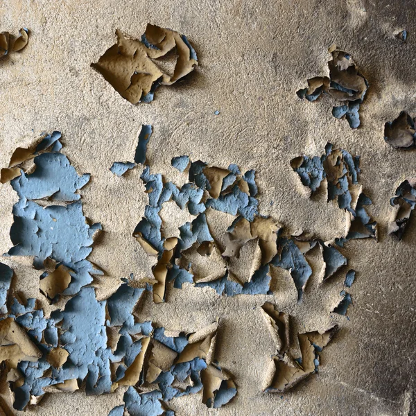 Vista Grandangolare Vecchio Edificio Fabbrica Abbandonato Muro — Foto Stock