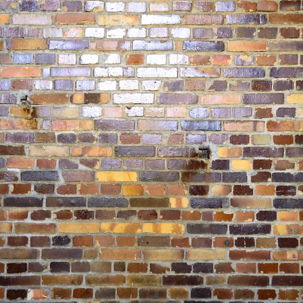 Weitwinkelblick Auf Eine Alte Mauer Verlassene Fabrikhalle — Stockfoto