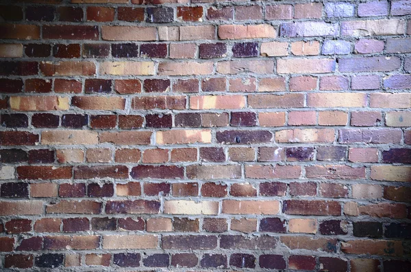 Groothoekzicht Een Oude Muur Verlaten Fabrieksgebouw — Stockfoto