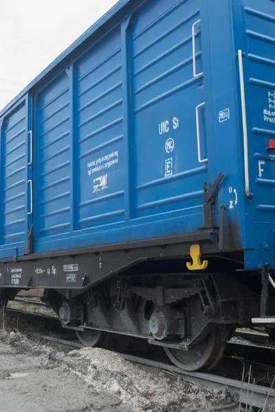 Uitzicht Het Spoor Een Zonnige Dag — Stockfoto