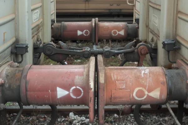 Vista Della Ferrovia Una Giornata Sole — Foto Stock