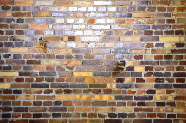 Weitwinkelblick Auf Eine Alte Mauer Verlassene Fabrikhalle — Stockfoto