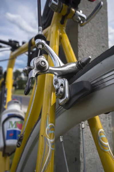 Color Bicicleta Pequeñas Partes Bicicleta Día Soleado —  Fotos de Stock
