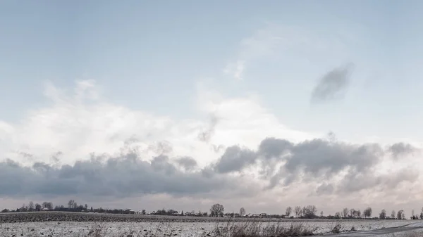 Cielo Blu Nuvole Naturali Serie Natura — Foto Stock