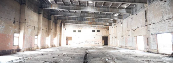 Ruins Very Heavily Polluted Industrial Factory Industrial Series — Stock Photo, Image