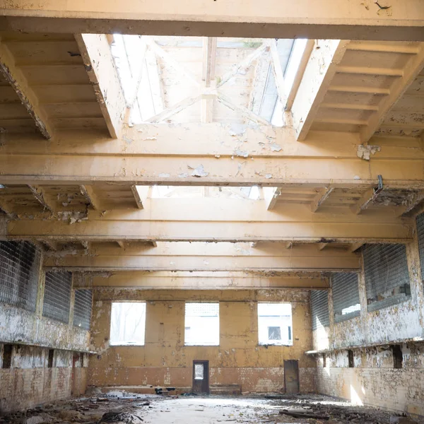 Ruins Very Heavily Polluted Industrial Factory Industrial Series — Stock Photo, Image