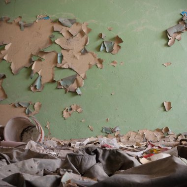 kalıntılar endüstriyel fabrika