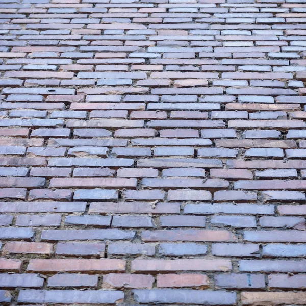 Groothoekzicht Een Oude Muur Verlaten Fabrieksgebouw — Stockfoto