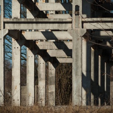 kalıntılar endüstriyel fabrika