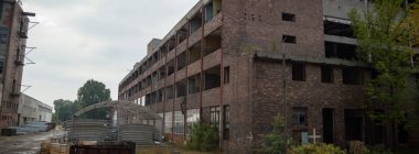 kalıntılar endüstriyel fabrika