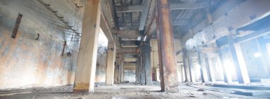 kalıntılar endüstriyel fabrika