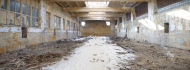 kalıntılar endüstriyel fabrika