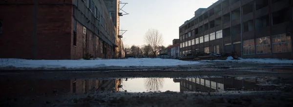 Ruins industrial factory — Stock Photo, Image