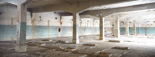 Ruins industrial factory — Stock Photo, Image
