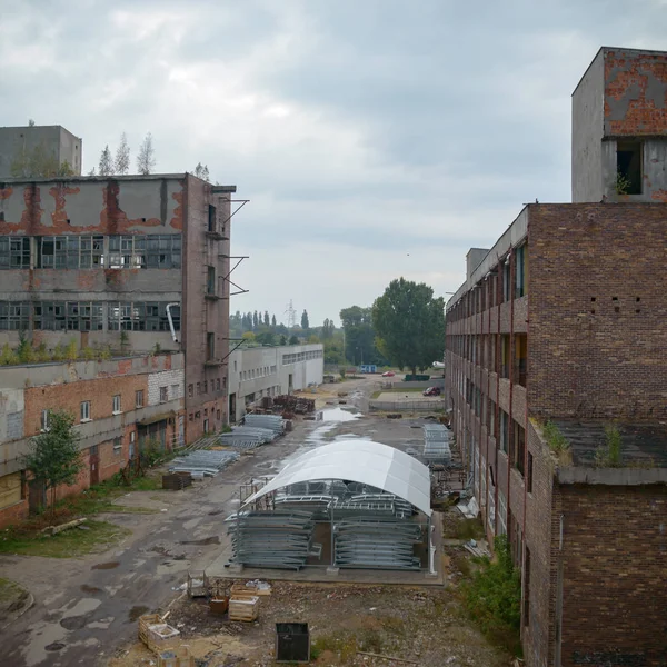 Старий промислового заводу — стокове фото