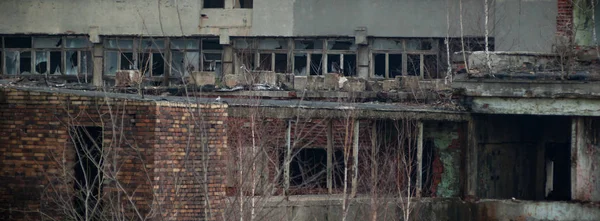 Ruins Very Heavily Polluted Industrial Factory Industrial Series — Stock Photo, Image