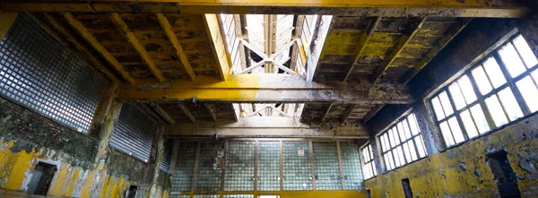 Ruins Very Heavily Polluted Industrial Factory Industrial Series — Stock Photo, Image